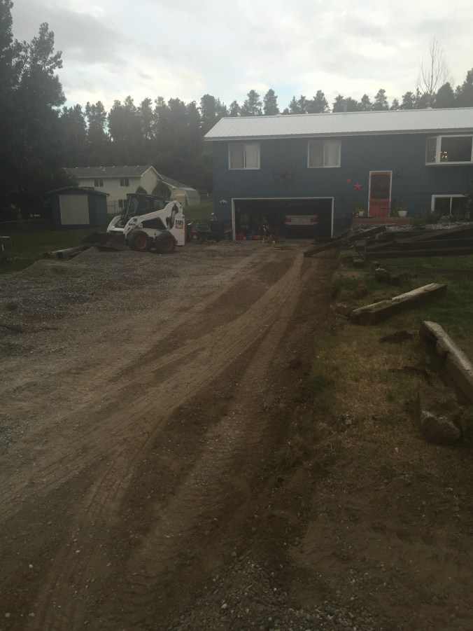 the happy crazy house railroad tie demo