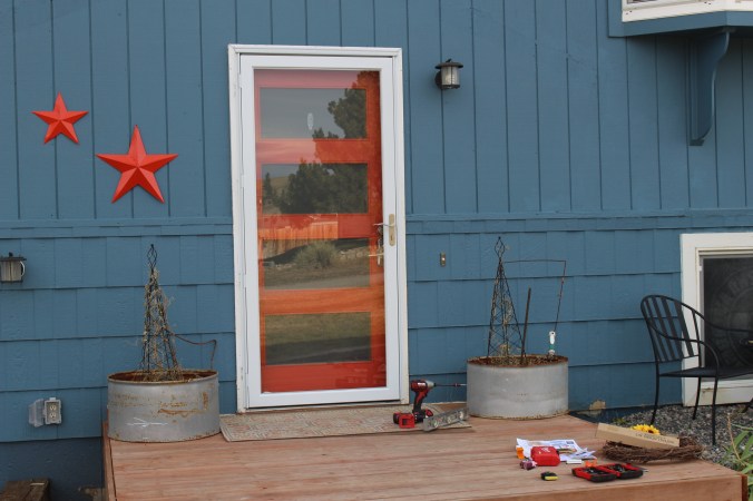 the happy crazy house storm door