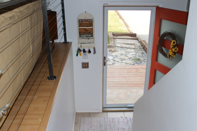 the happy crazy house interior storm door