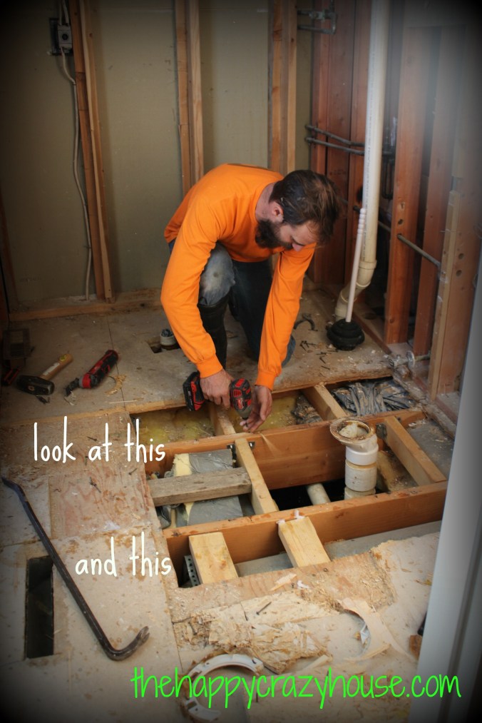 the happy crazy house - bathroom demo